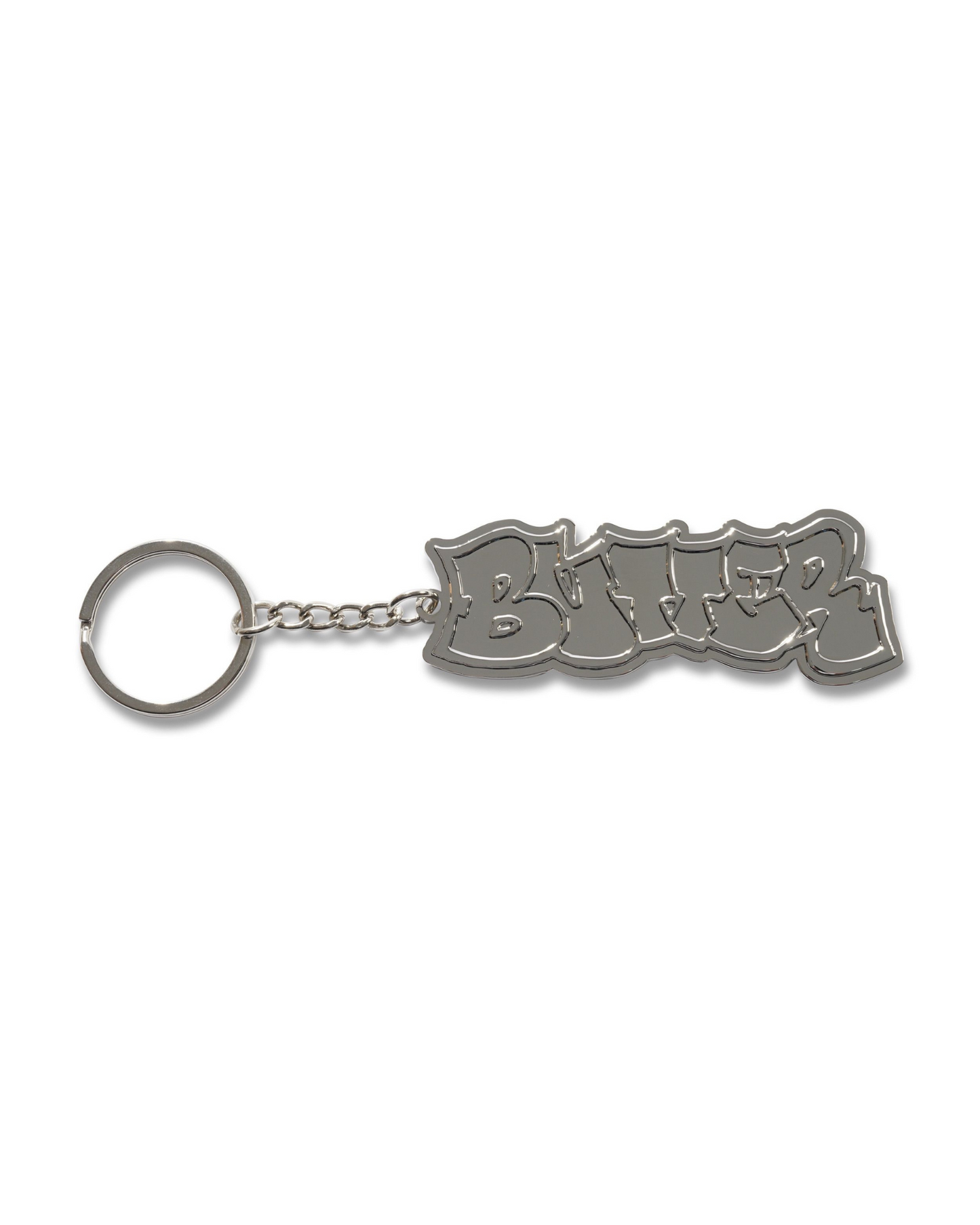 BUTTER GOODS Perspective Metal Key Chain - Silver