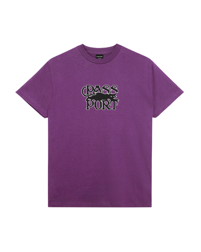 Passport Slinkin Tee - Eggplant