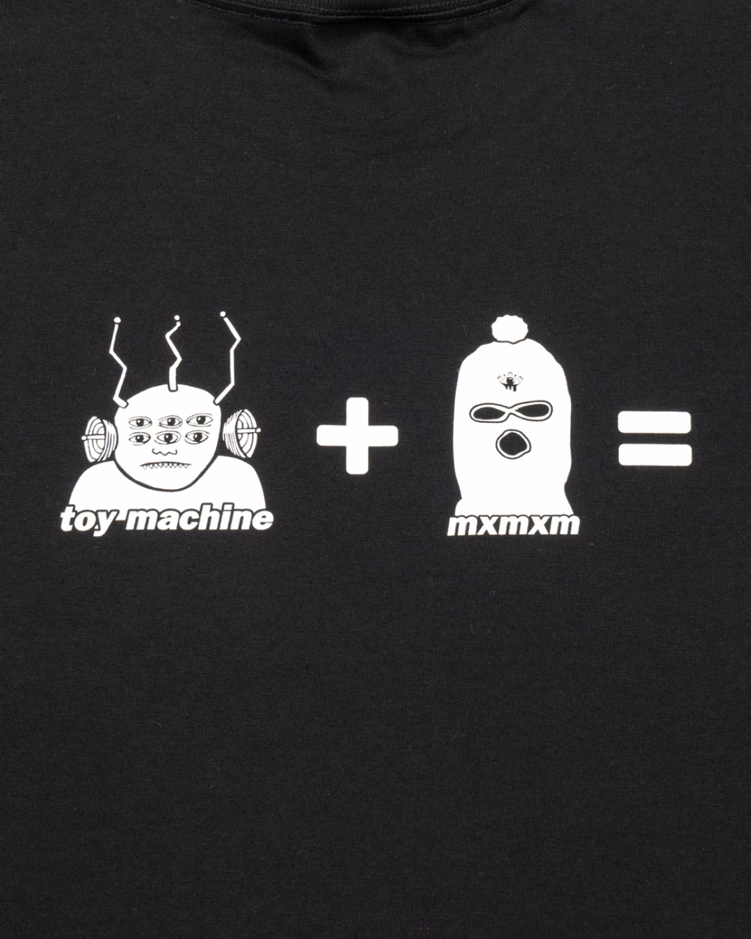 MxMxM x TOY MACHINE " Toy+MMM" Tee - Black