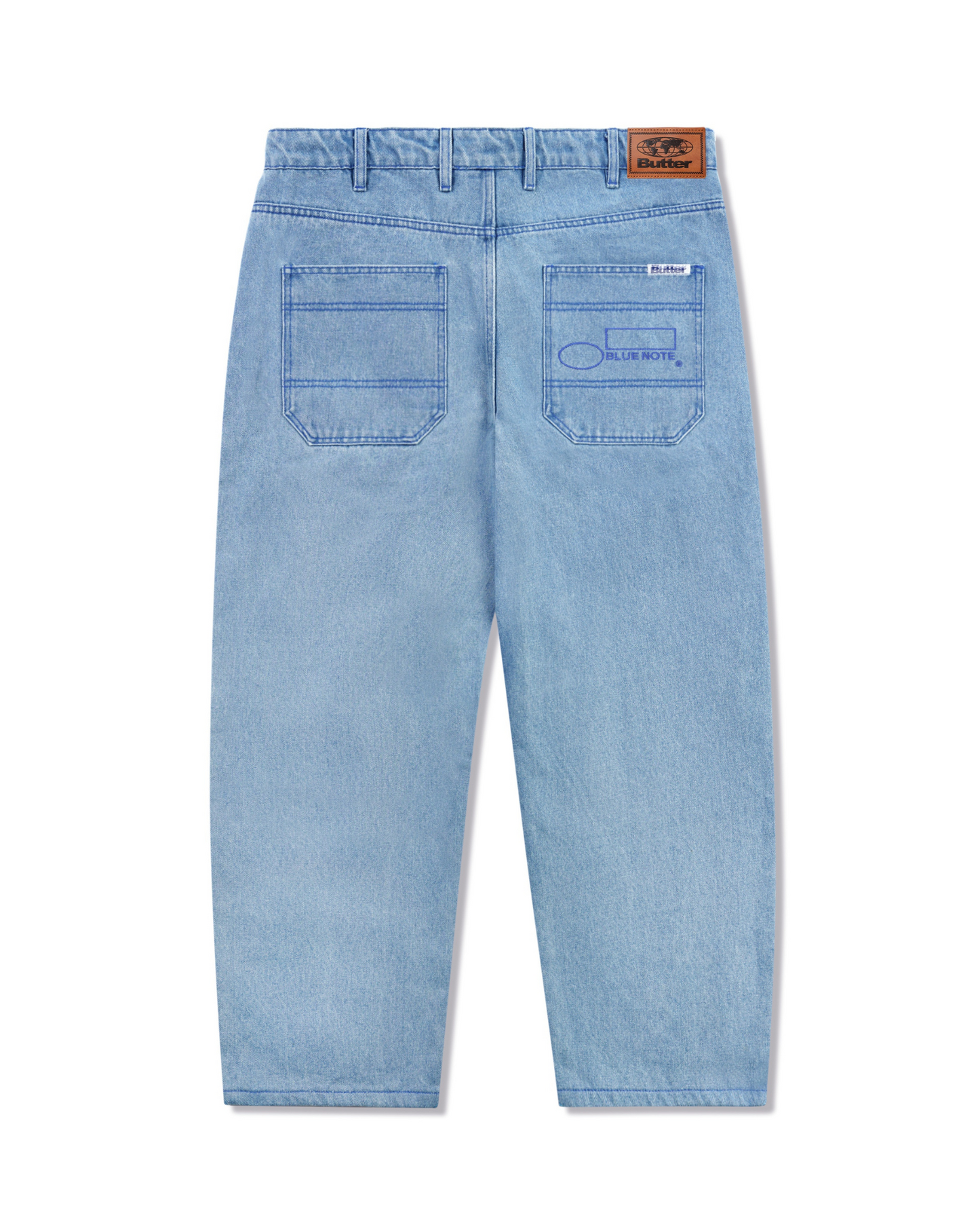 BUTTER GOODS | Blue Note Pleated Denim Jeans - Washed Indigo