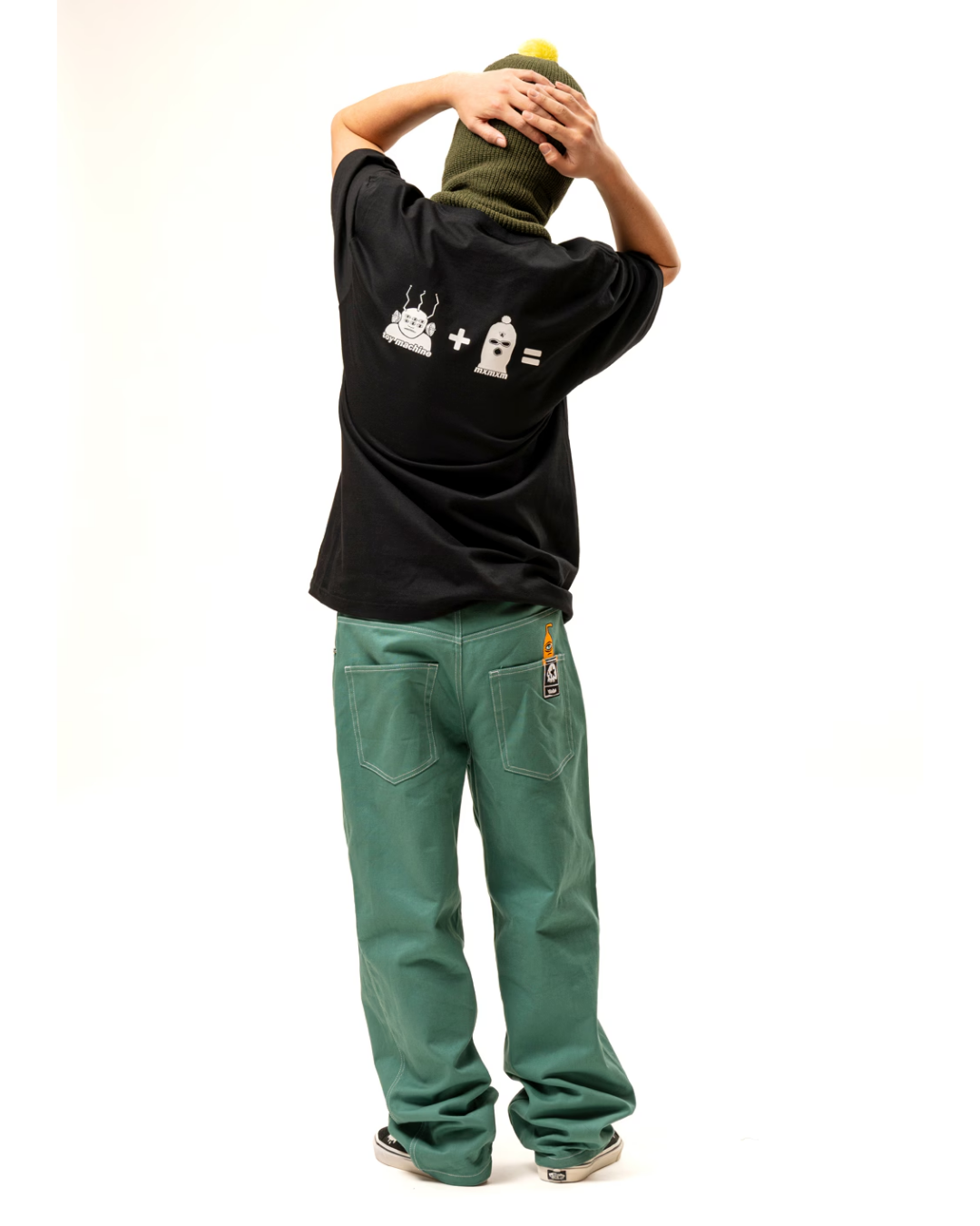 MxMxM x TOY MACHINE " Toy+MMM" Tee - Black