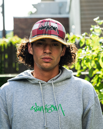 TIMESCAN Script Cap - Flannel