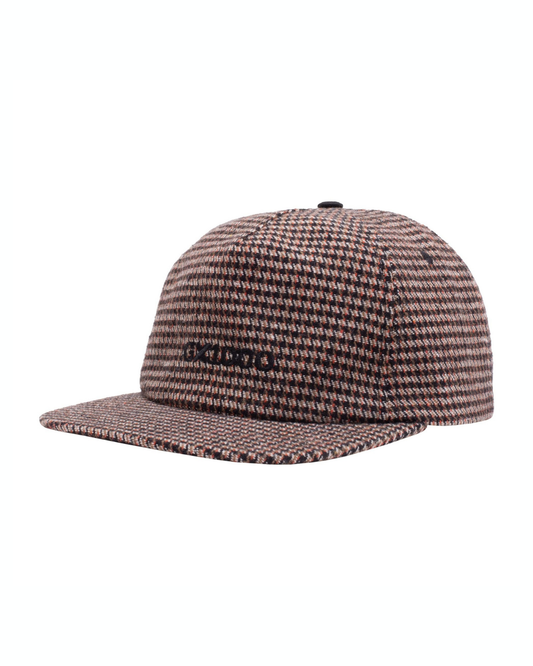 GX1000 Mini OG Logo Houndstooth Hat - Brown/Black