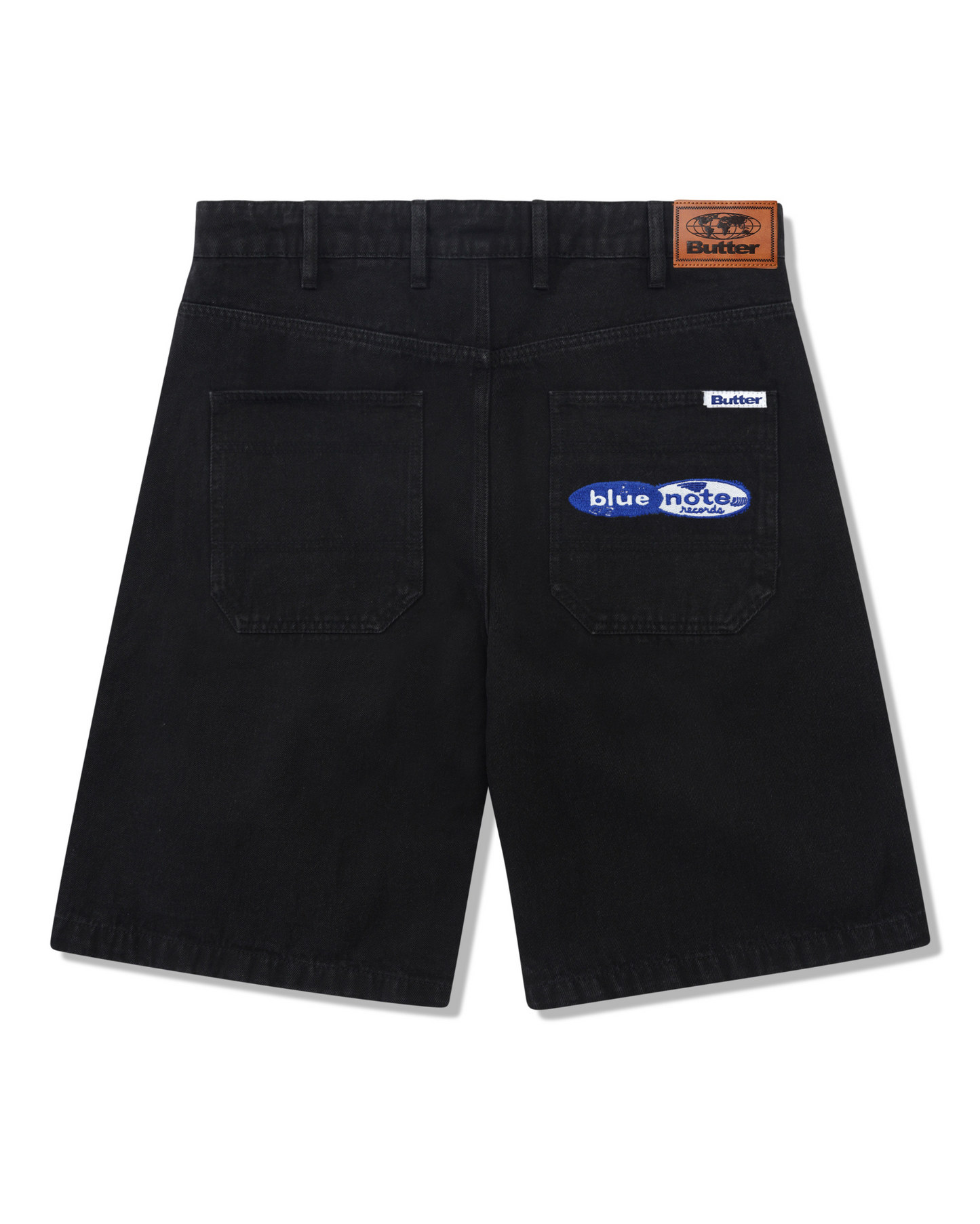 BUTTER GOODS | Blue Note Pleated Denim Shorts - Washed Black