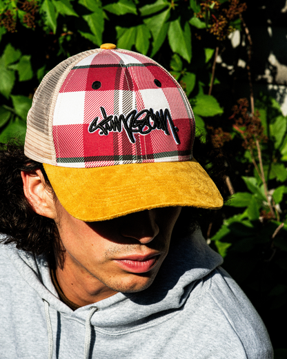 TIMESCAN Script Cap - Flannel