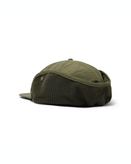 BUTTER GOODS Abseil Earflap Cap - Army