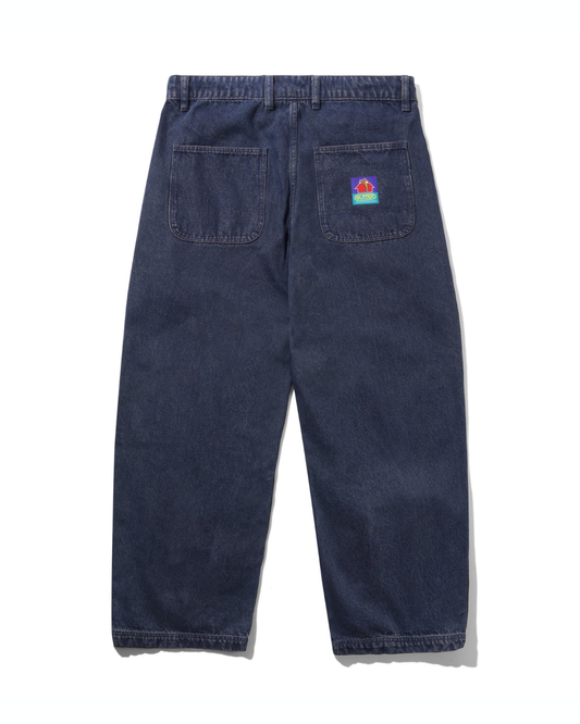 BUTTER GOODS Work Pants - Distressed Tinted Indigo