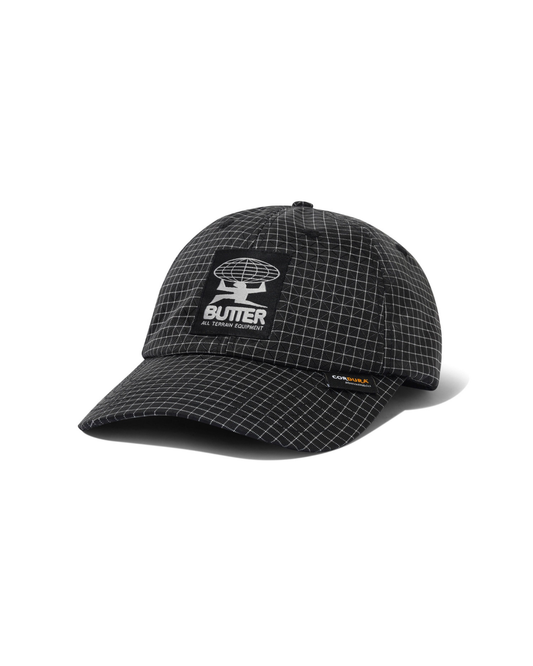 BUTTER GOODS Cordura Terrain 6 Panel Cap - Black