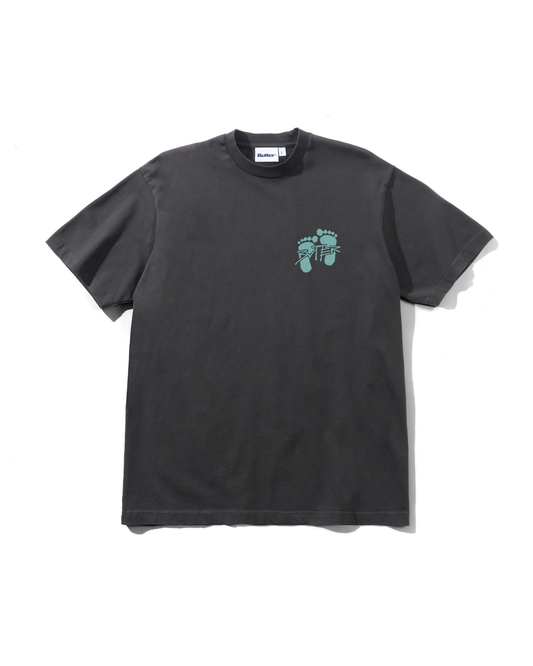 BUTTER GOODS Footprint Tee - Black