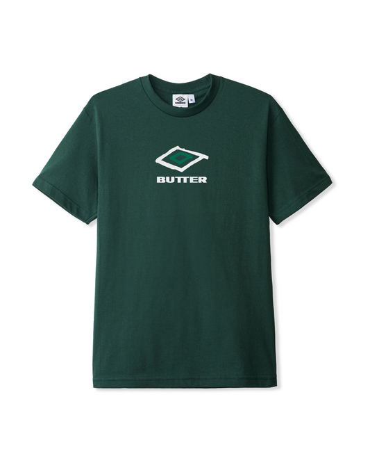 BUTTER GOODS | UMBRO Ball Tee - Dark Forest