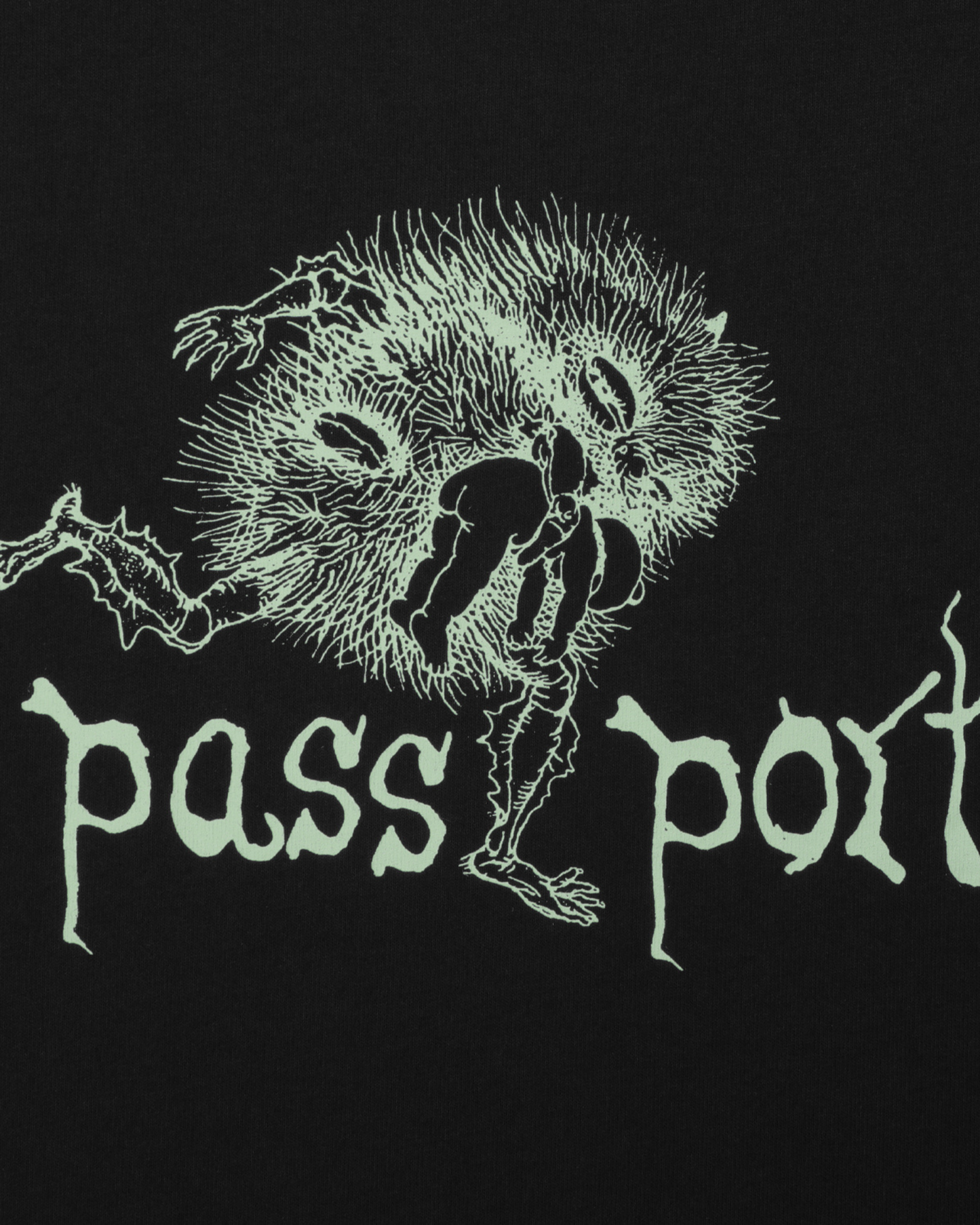 Passport Banksia Tee - Black