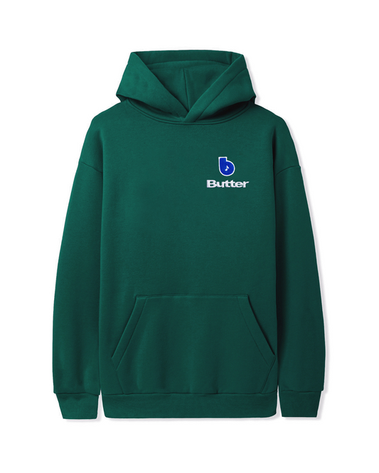 BUTTER GOODS | Blue Note Finest Logo Pullover Hood - Forest / L