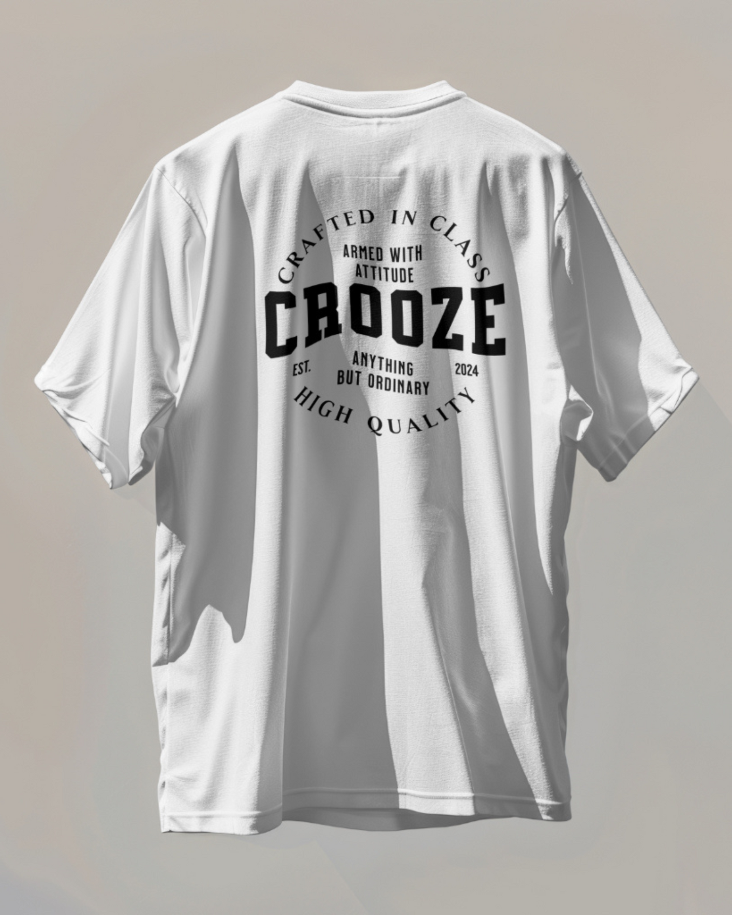 CROOZE Impress Premium Tee - White