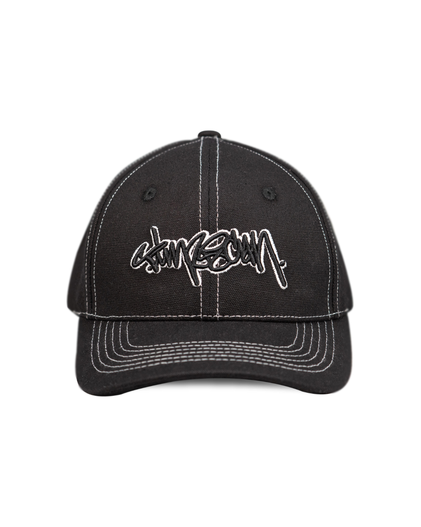 TIMESCAN Script Cap - Black