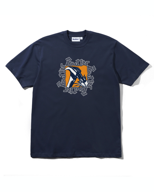 BUTTER GOODS Hammer Tee - Midnight