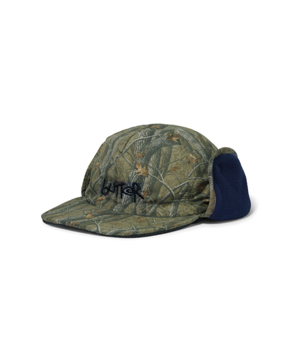 BUTTER GOODS Polartec Reversible Trapper Cap - Forest Camo/Navy