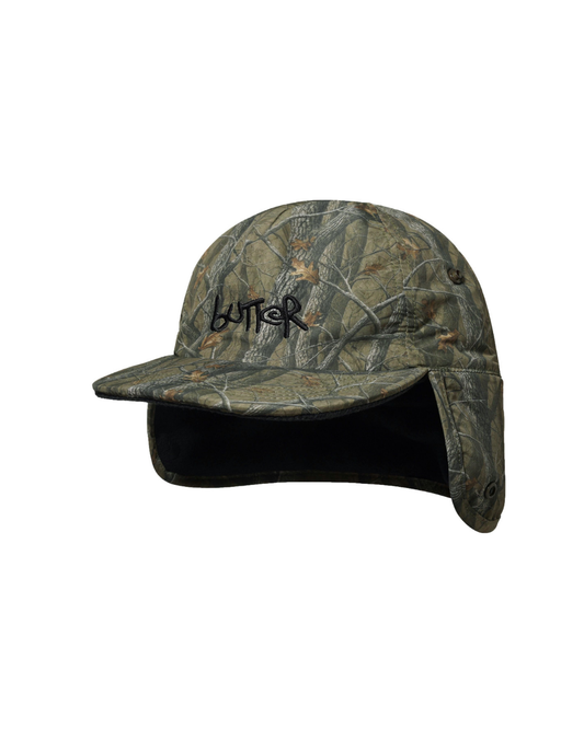 BUTTER GOODS Polartec Reversible Trapper Cap - Forest Camo/Navy
