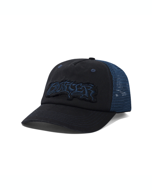 BUTTER GOODS Drummer Trucker Cap - Black / Navy