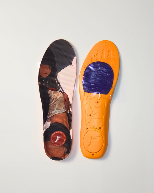 FP Kingfoam Elite Quantum-Heel Hi Infinity Foam Insoles - Umbrella Samurai