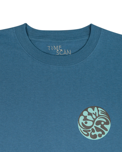 TIMESCAN Yin Yang Tee - Blue