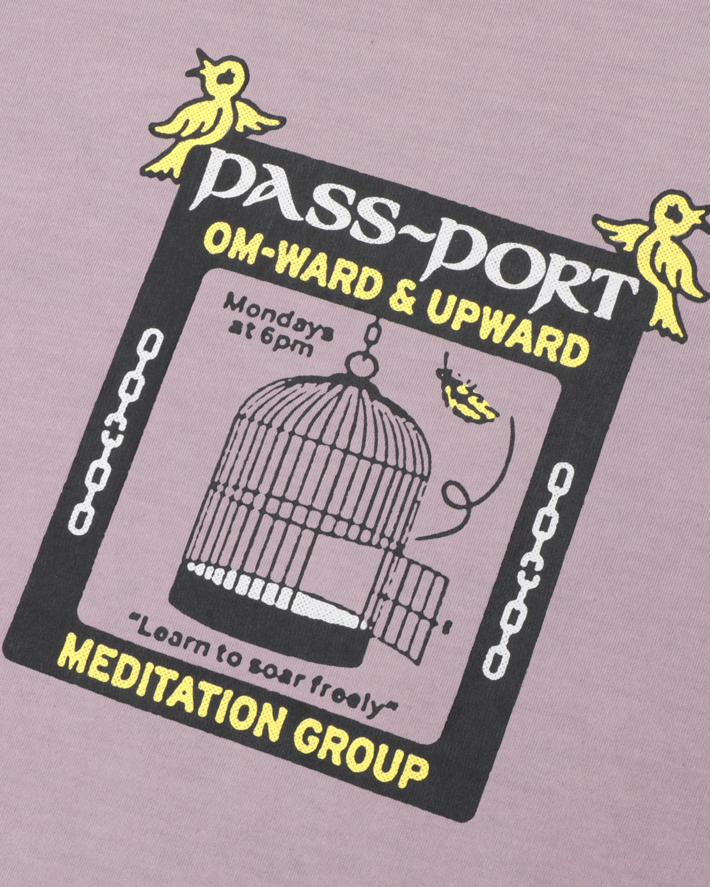 Passport Transcendental Organic Tee - Dusty Lilac