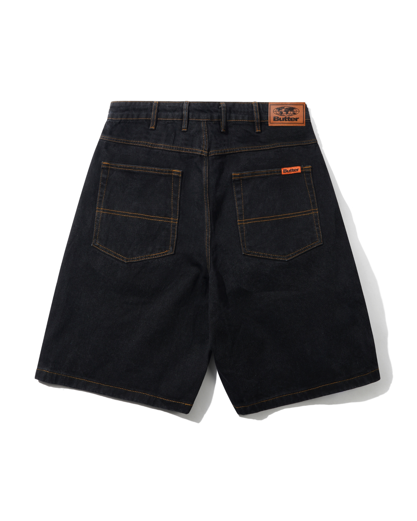 BUTTER GOODS Baggy Denim Shorts - Washed Black