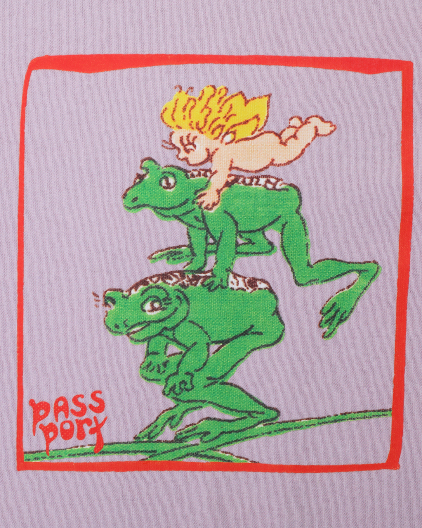 Passport Leap Frog Tee - Lavender