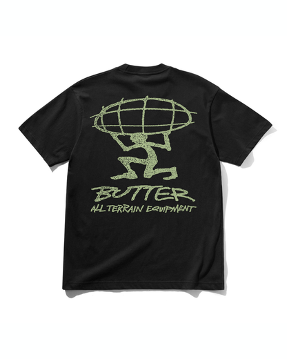 BUTTER GOODS Terrain Tee - Black