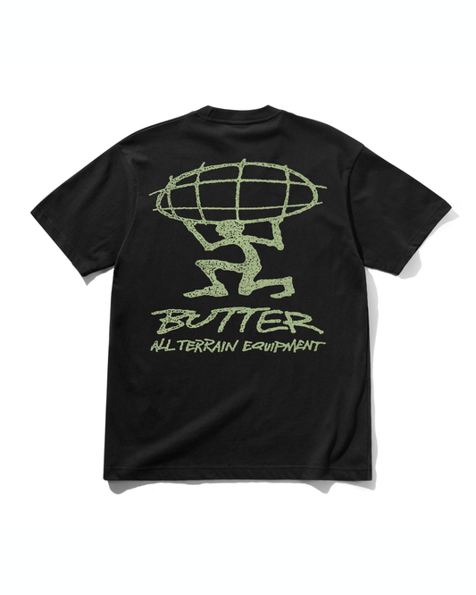 BUTTER GOODS Terrain Tee - Black