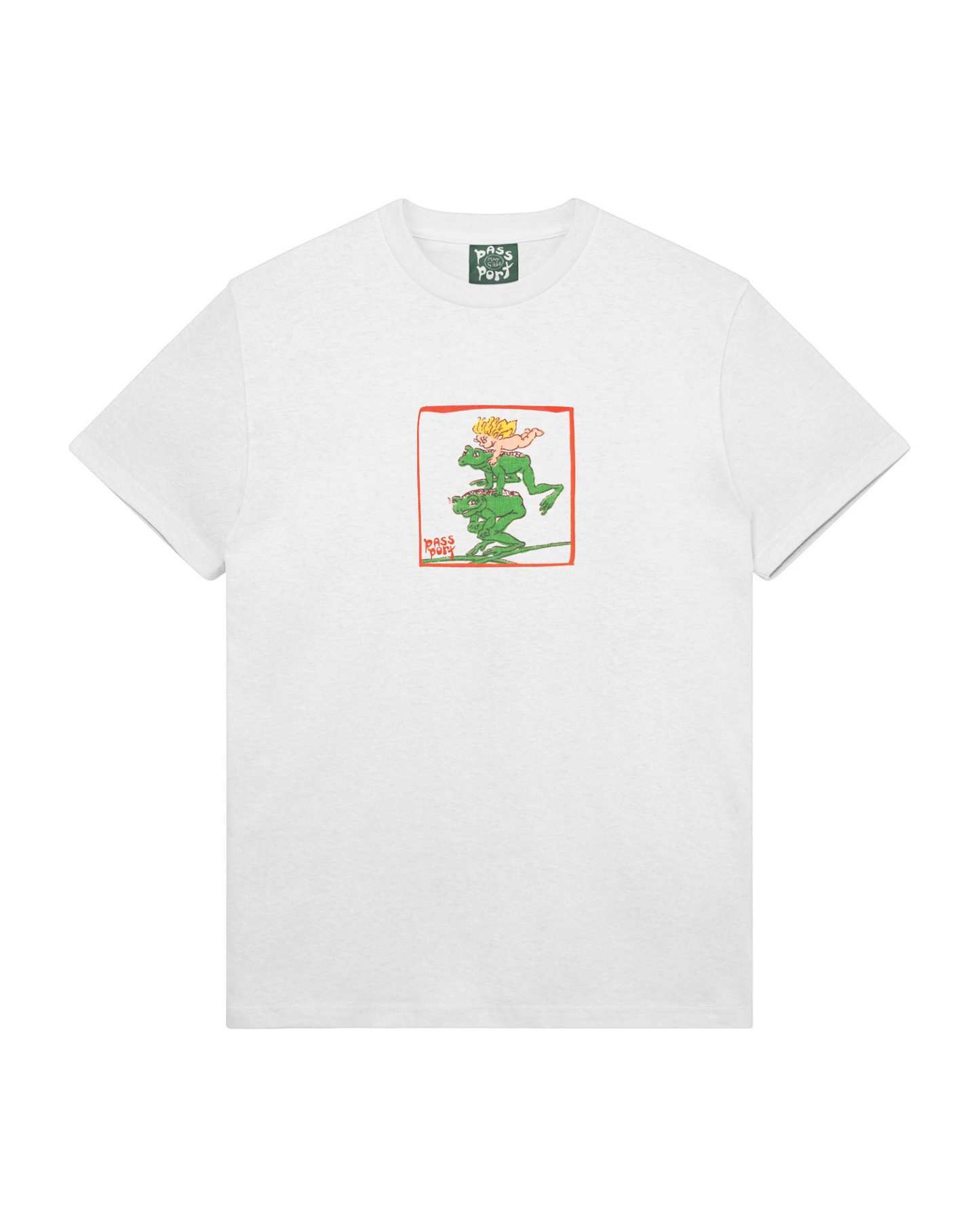 Passport Leap Frog Tee - White