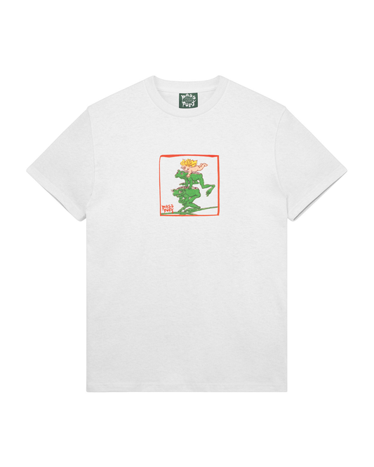 Passport Leap Frog Tee - White