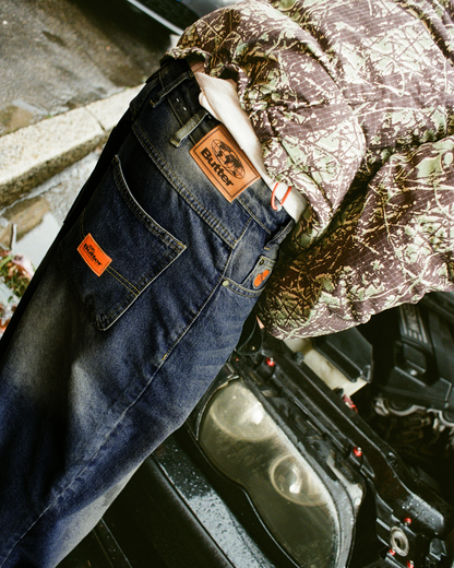BUTTER GOODS Santosuosso Denim Jeans - Dark Navy Tint