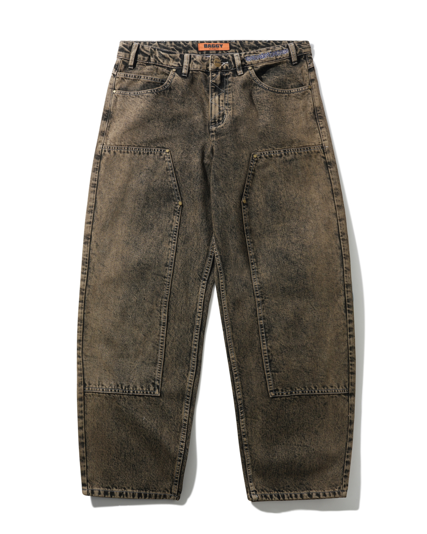 BUTTER GOODS Bronco Denim Jeans - Brown Tint