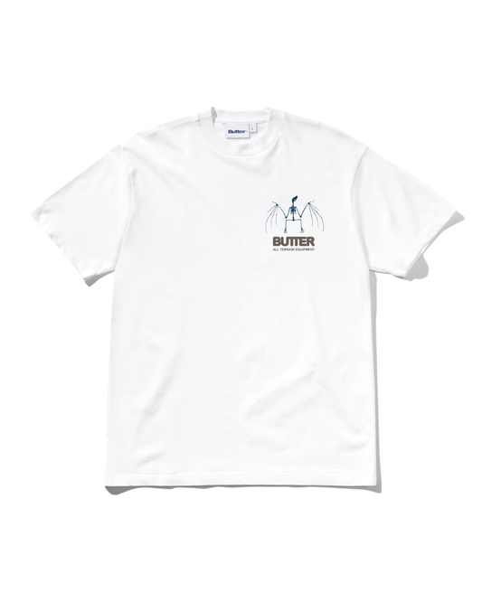 BUTTER GOODS Nocturnal Tee - White
