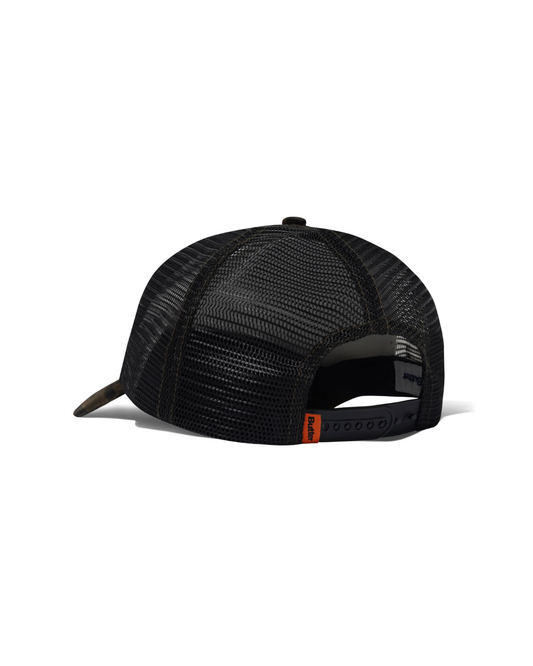 BUTTER GOODS Stencil Trucker Cap - Leopard