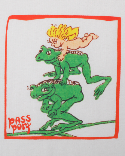 Passport Leap Frog Tee - White