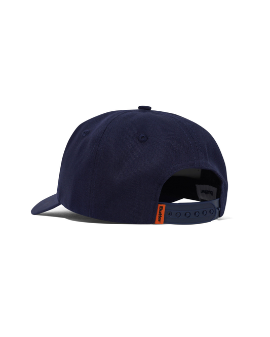 BUTTER GOODS Trumpet 5 Panel Cap - Navy