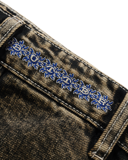 BUTTER GOODS Bronco Denim Jeans - Brown Tint