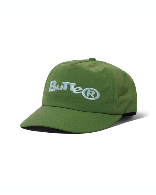BUTTER GOODS Registered 5-Panel  Cap - Grass