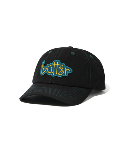 BUTTER GOODS Connection 6 Panel Cap - Black