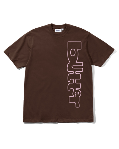 BUTTER GOODS Warped Tee - Chestnut