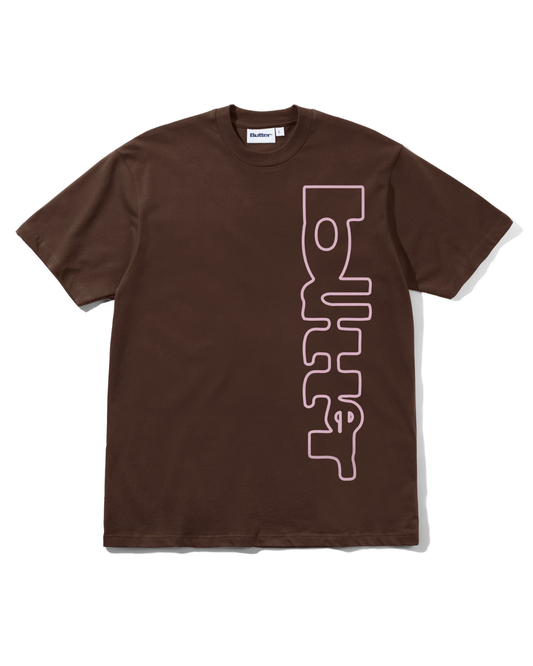 BUTTER GOODS Warped Tee - Chestnut