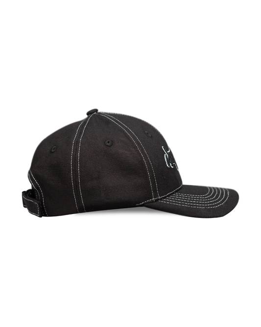 TIMESCAN Script Cap - Black