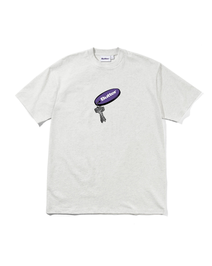 BUTTER GOODS Keychain Tee - Ash