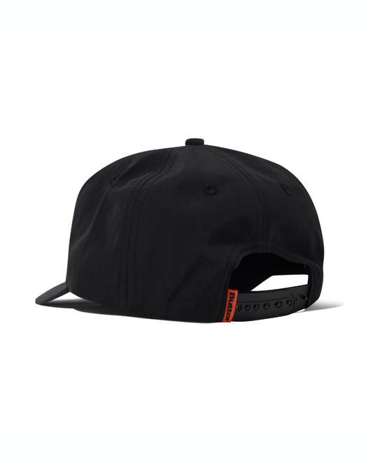 BUTTER GOODS Registered 5-Panel  Cap - Black