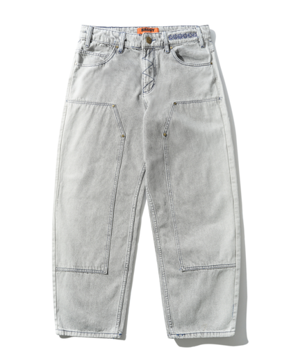 BUTTER GOODS Bronco Denim Jeans - Washed Grey