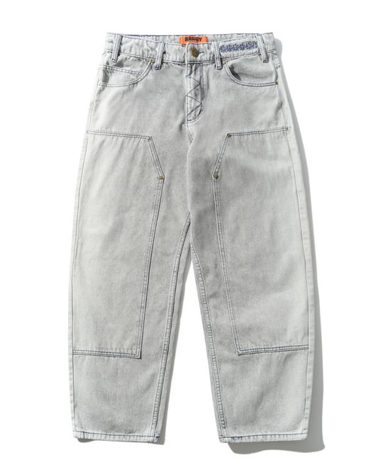 BUTTER GOODS Bronco Denim Jeans - Washed Grey
