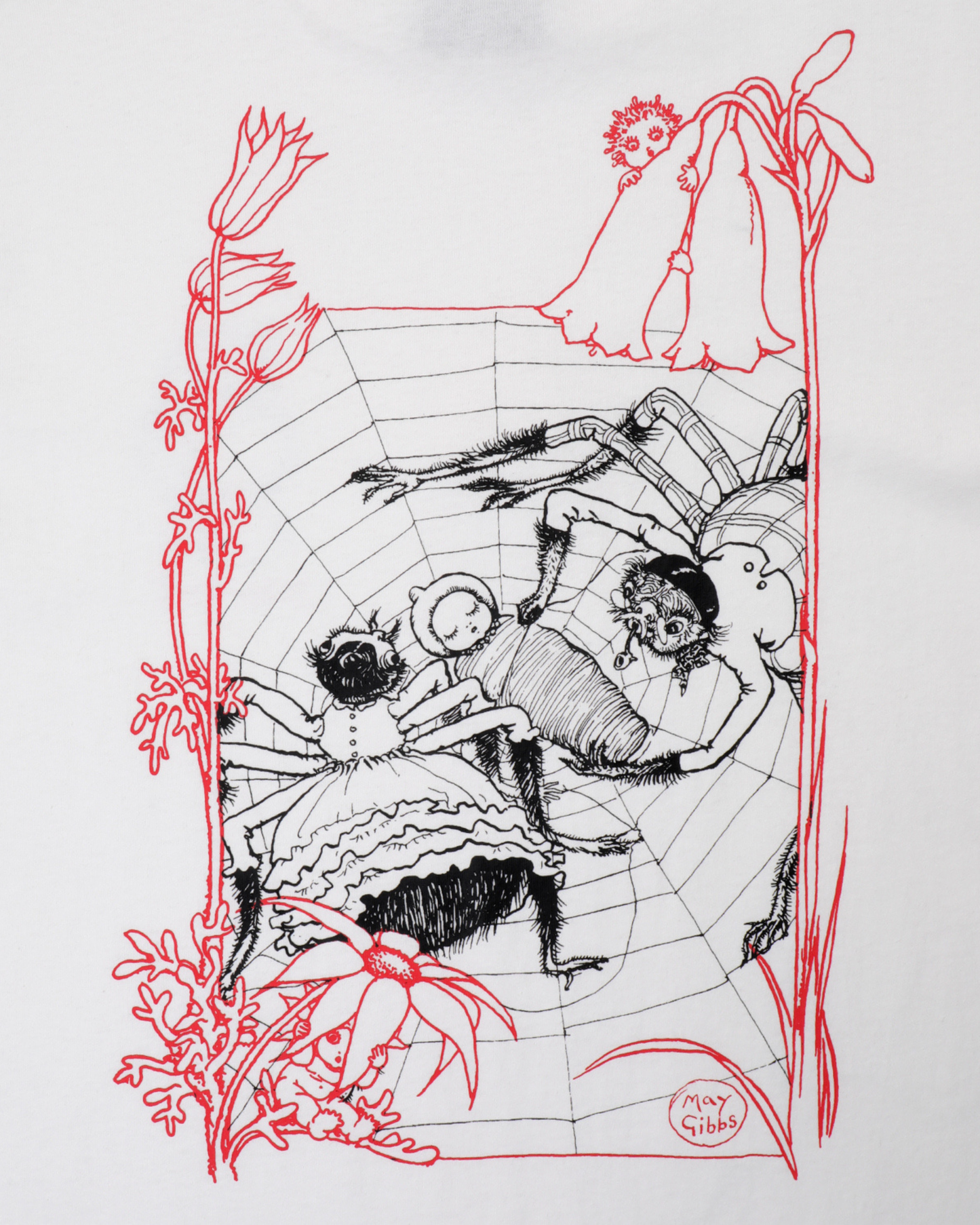 Passport Webbed Bed Tee - White