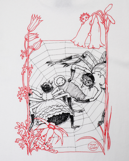 Passport Webbed Bed Tee - White