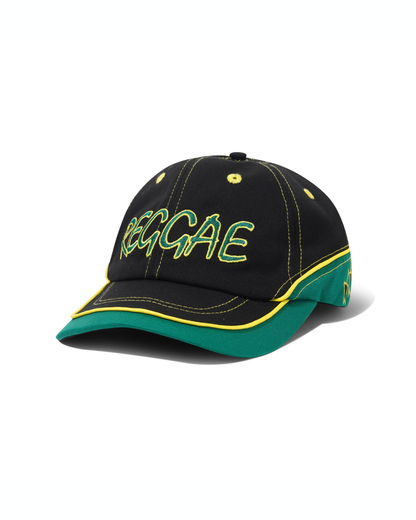 BUTTER GOODS Dub 6-Panel  Cap - Black / Green